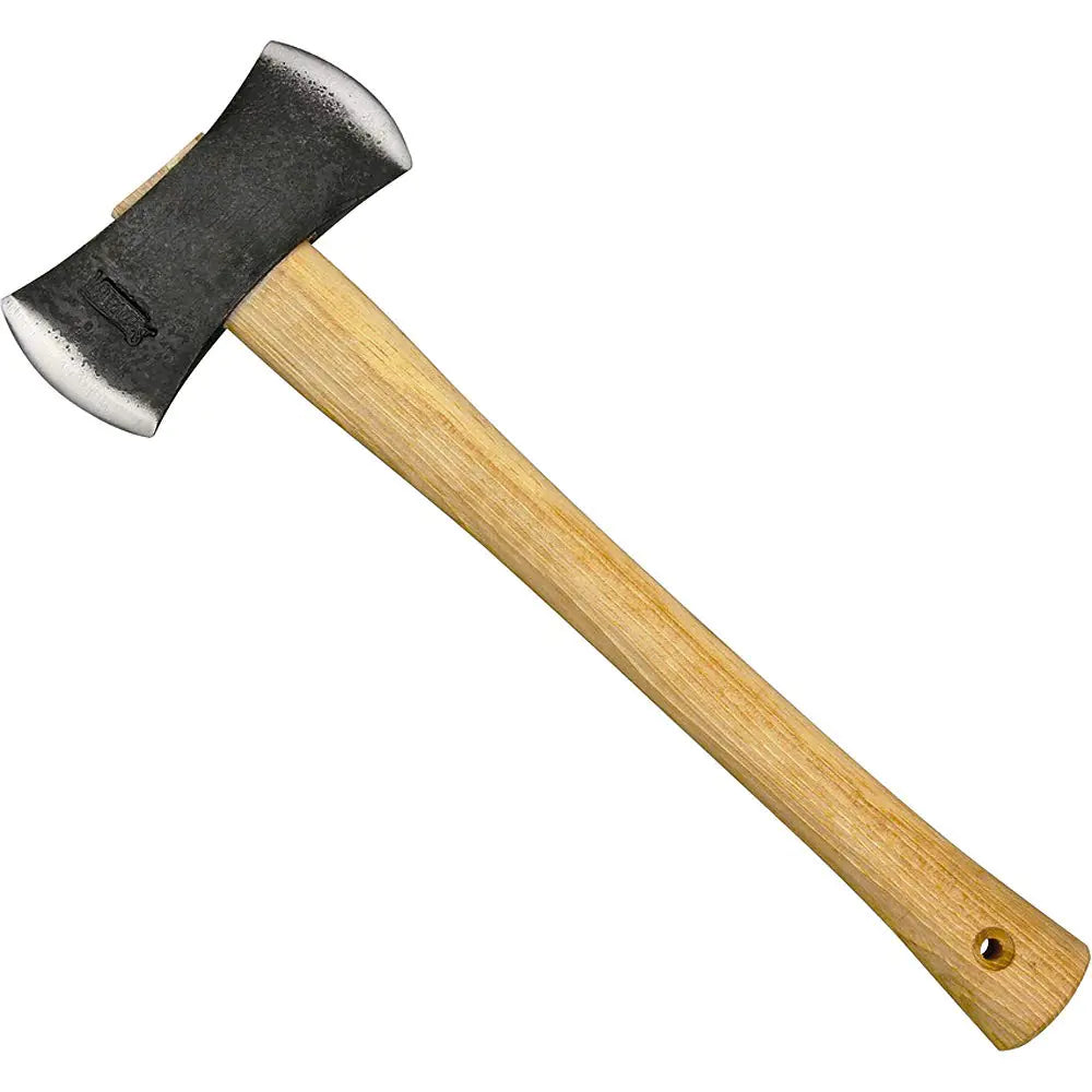 Marbles Outdoors 700DB Double Bit Axe – 1045 Carbon Steel, Hickory Handle