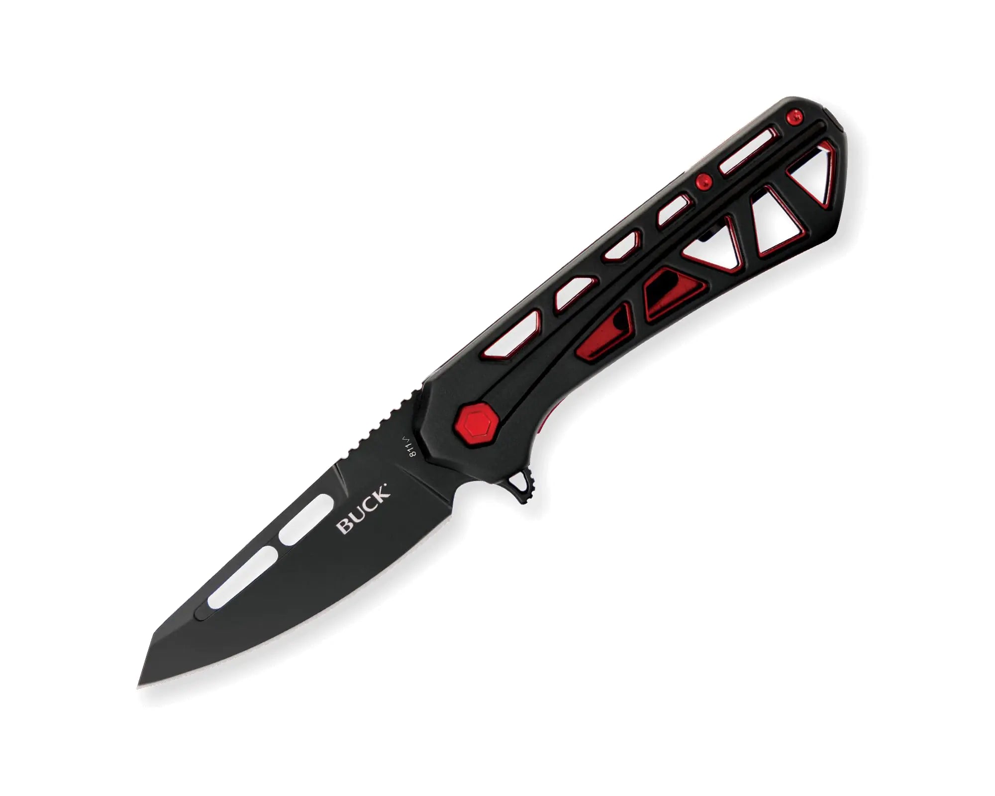 Buck Knives Trace Ops Pocket Knife – Black/Red
