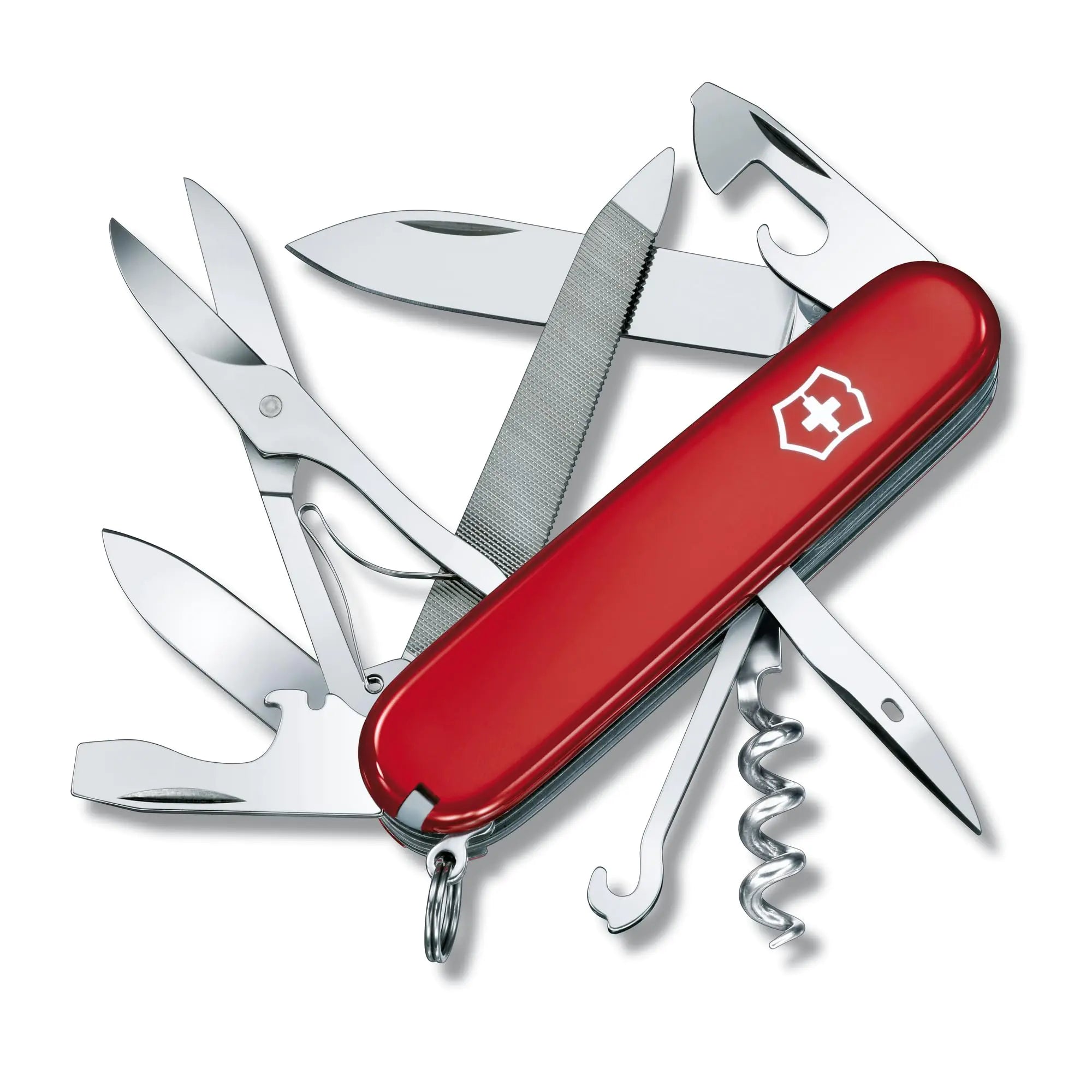 Victorinox Mountaineer – 18-Function Swiss Army Knife [Red]