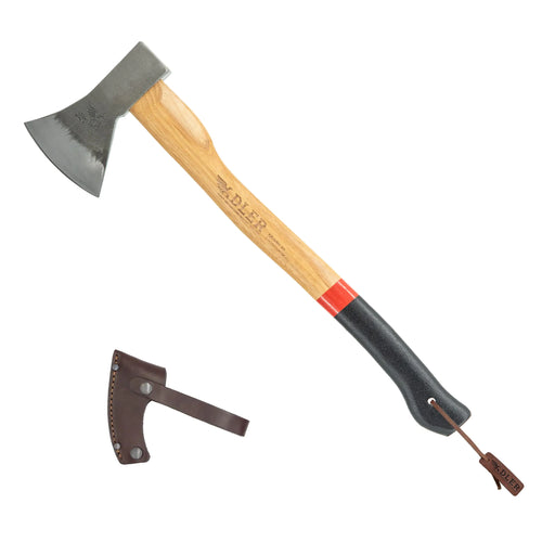 Adler “The Canoe Axe” – German-Made Bushcraft &amp; Camping Axe (Red Stripe)