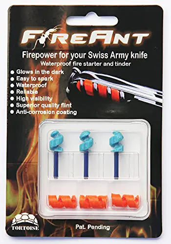 FireAnt™ Fire Starter & Tinder System – 3 Pack (Blue Glow)