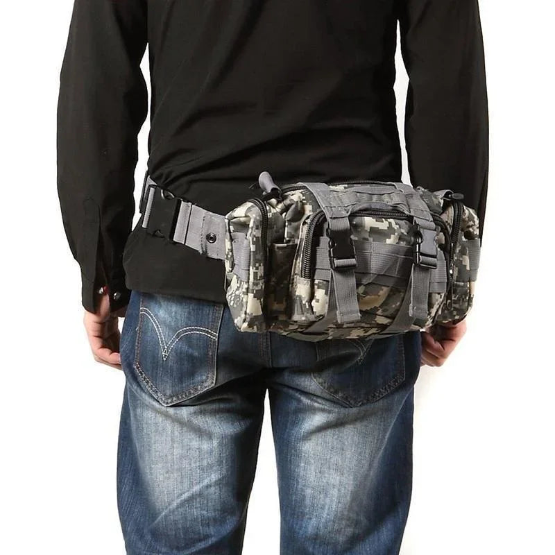 Tactical Waist Pack – 3-in-1 Outdoor Utility Bag