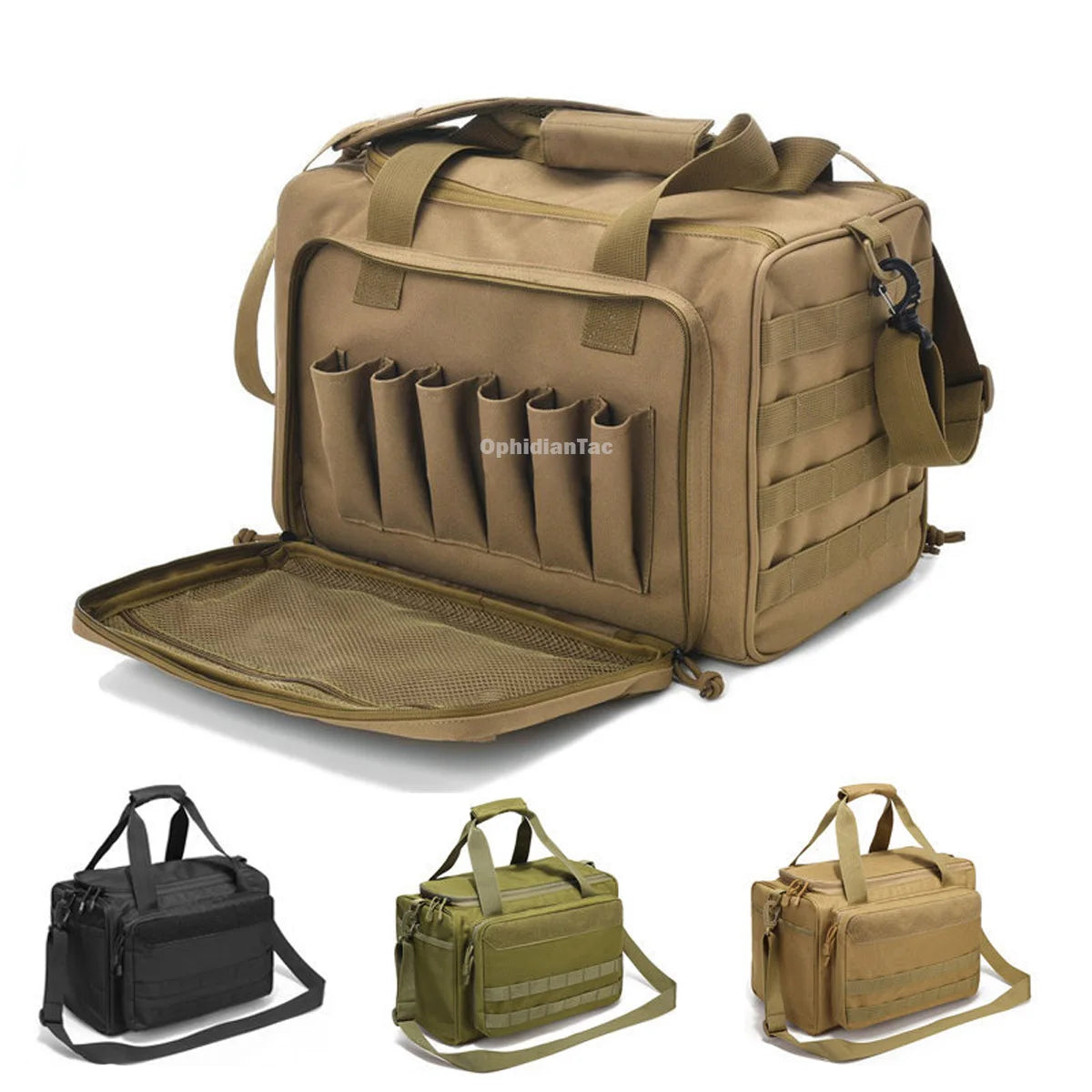 OphidianTac Tactical Range Bag – Large Capacity Outdoor Utility