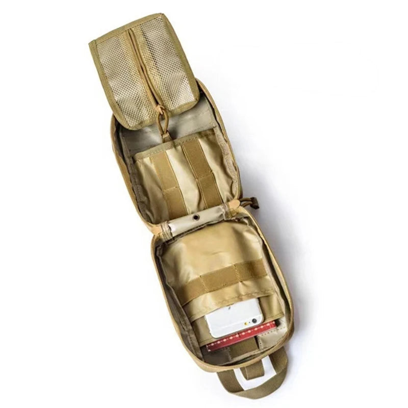 Tactical IFAK Molle Pouch – Survival & EDC First Aid Waist Pack