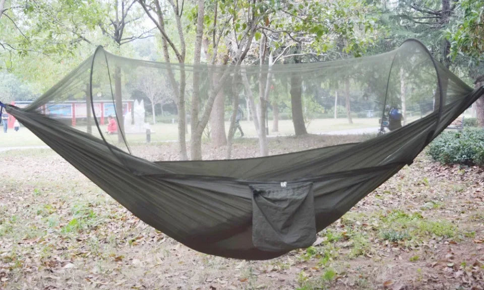 Outdoor Hammock with Integrated Mosquito Net - Room For 2!!