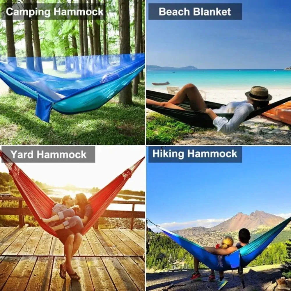 Outdoor Hammock with Integrated Mosquito Net - Room For 2!!