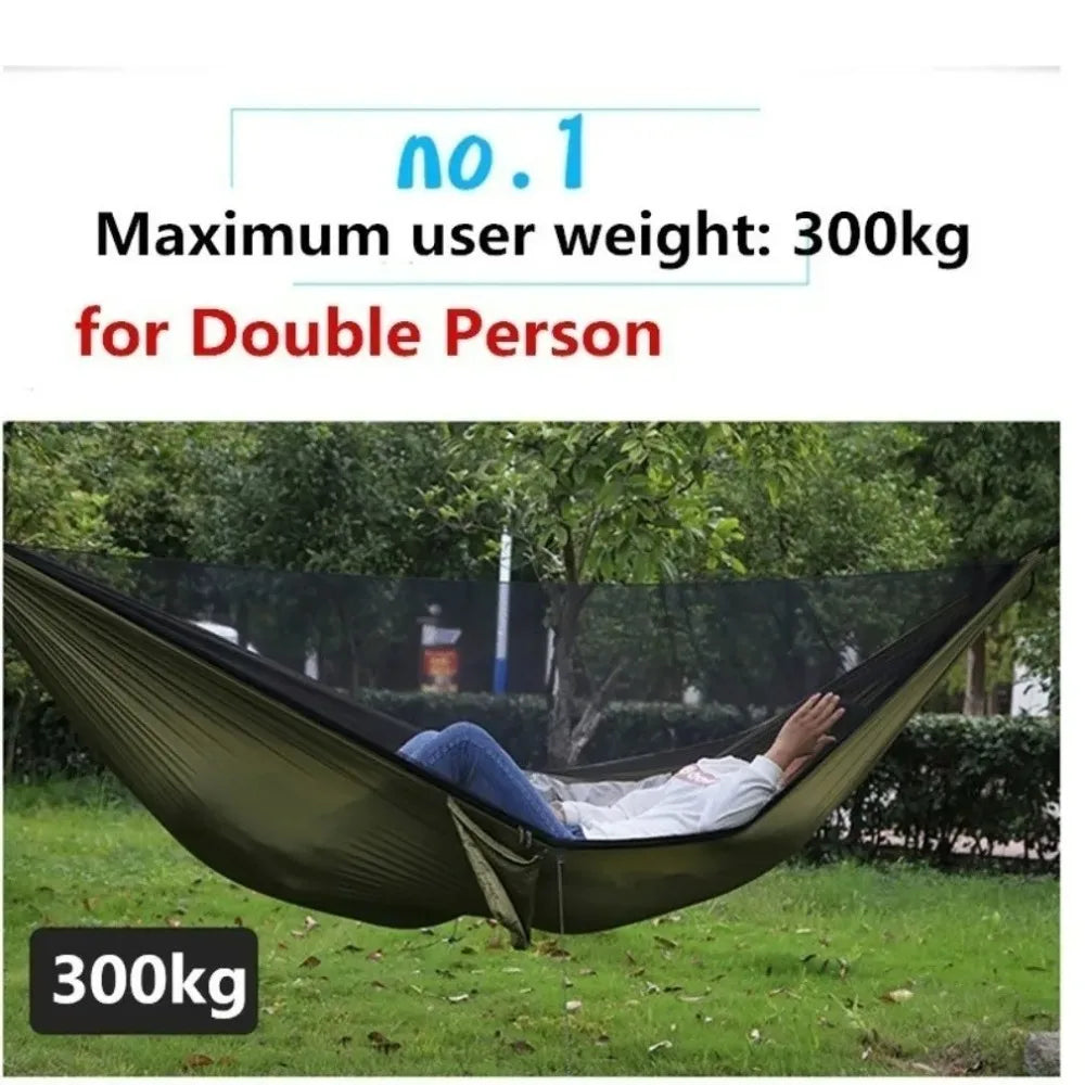 Outdoor Hammock with Integrated Mosquito Net - Room For 2!!
