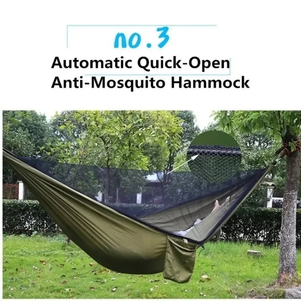 Outdoor Hammock with Integrated Mosquito Net - Room For 2!!