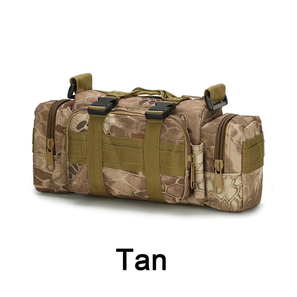 Tactical Waist Pack – 3-in-1 Outdoor Utility Bag