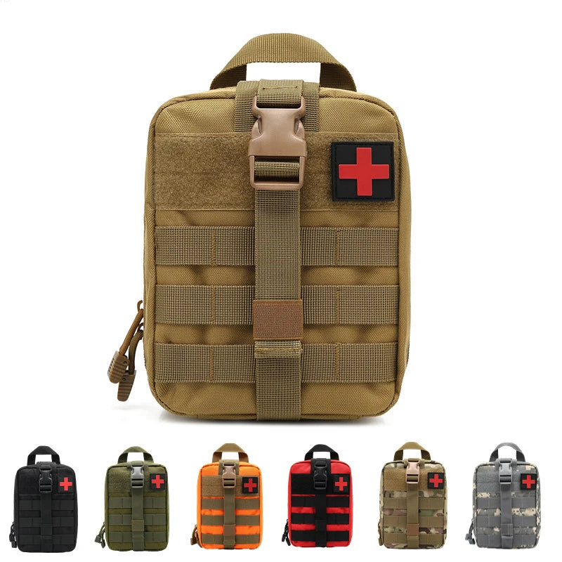 Tactical IFAK Molle Pouch – Survival & EDC First Aid Waist Pack