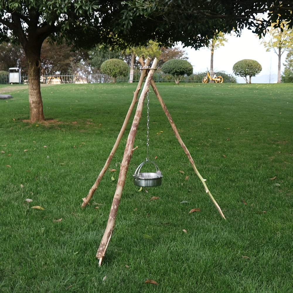 Portable Campfire Cooking Tripod Rack