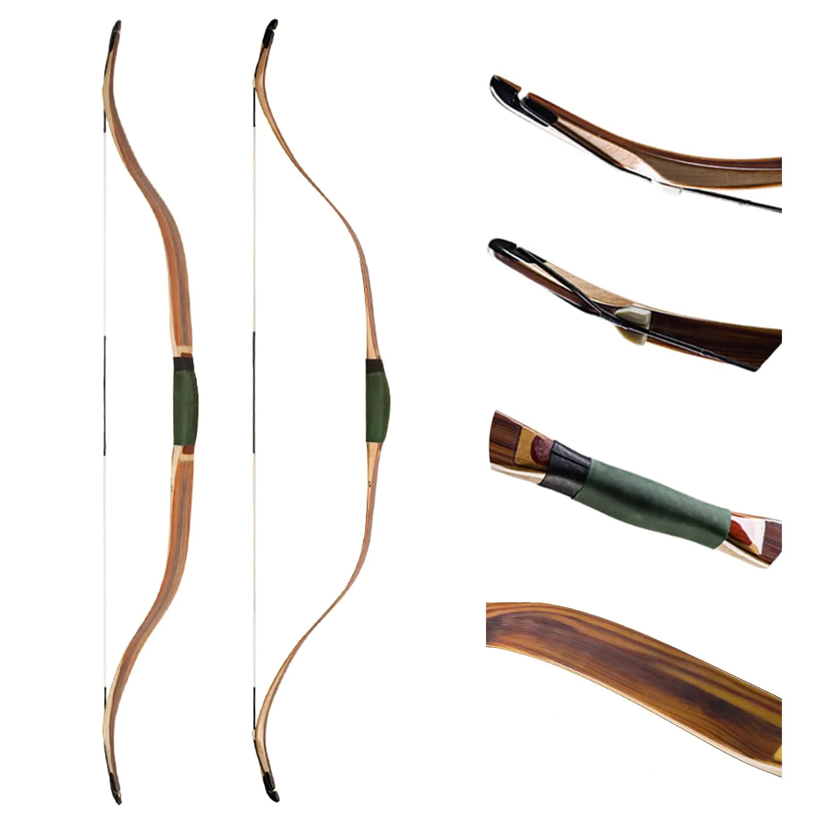 AF Archery Turkish Recurve Bow – 50" Laminated Traditional Horse Bow (50lbs)