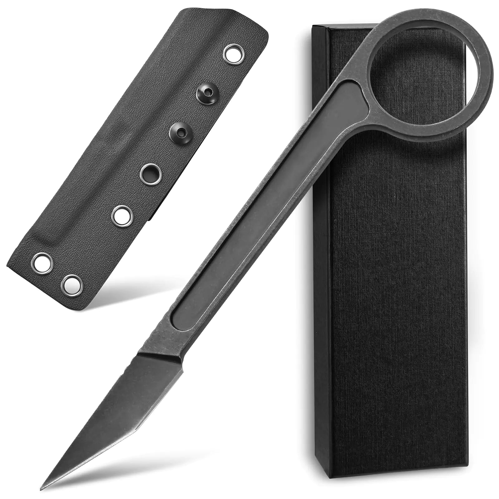 Ccanku C1104 Fixed Blade Knife – D2 Steel with Kydex Sheath
